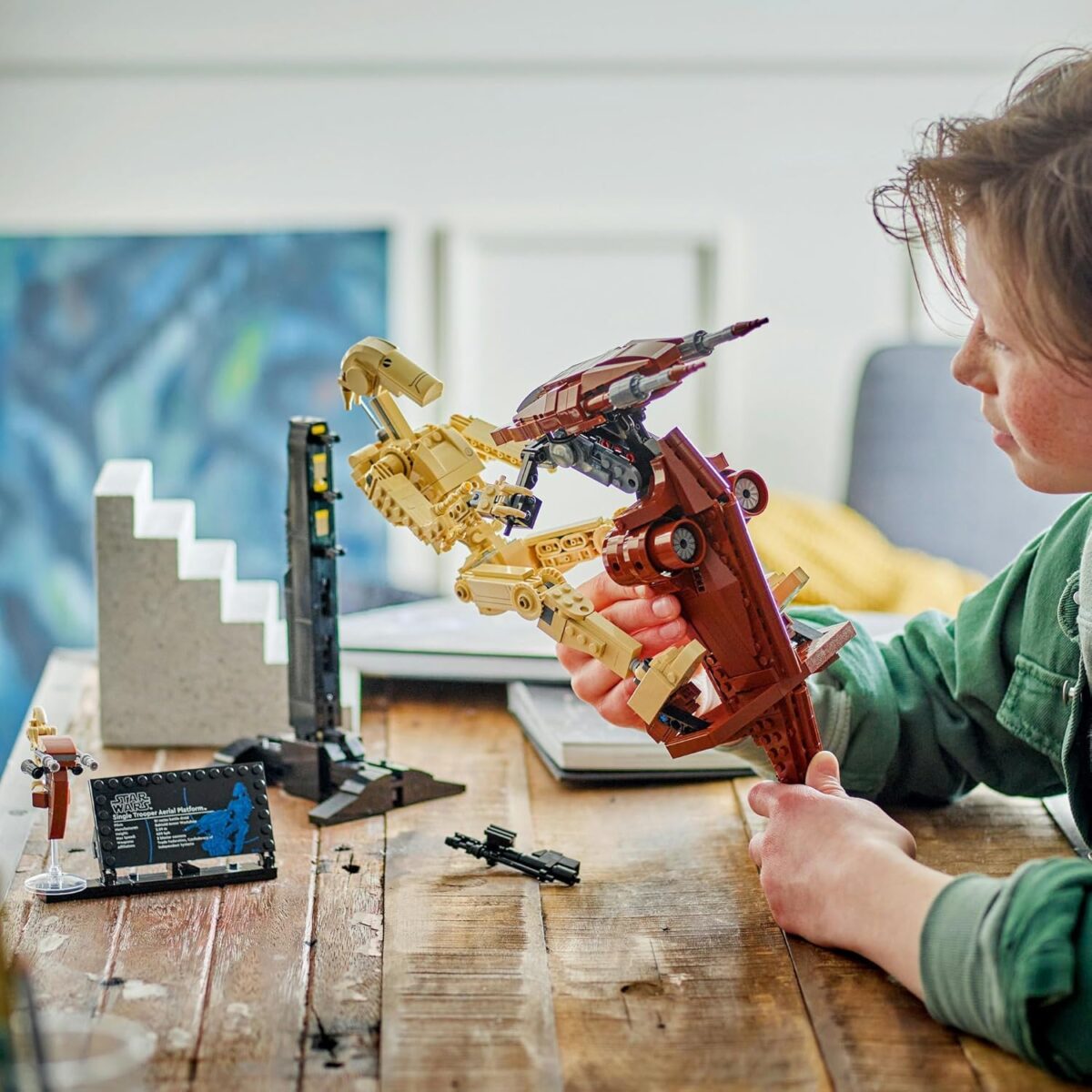 LEGO® Star Wars: The Phantom Menace™ Battle Droid™ with STAP Set 75428 Buildable Posable Figure, Toys for Boys, Girls and Any Fans, Building Toy for Kids, Build-and-Display Model, Desk Decor LEGO® Star Wars: The Phantom Menace™ Battle Droid™ with STAP Set 75428 Buildable Posable Figure, Toys for Boys, Girls and Any Fans, Building Toy for Kids, Build-and-Display Model, Desk Decor