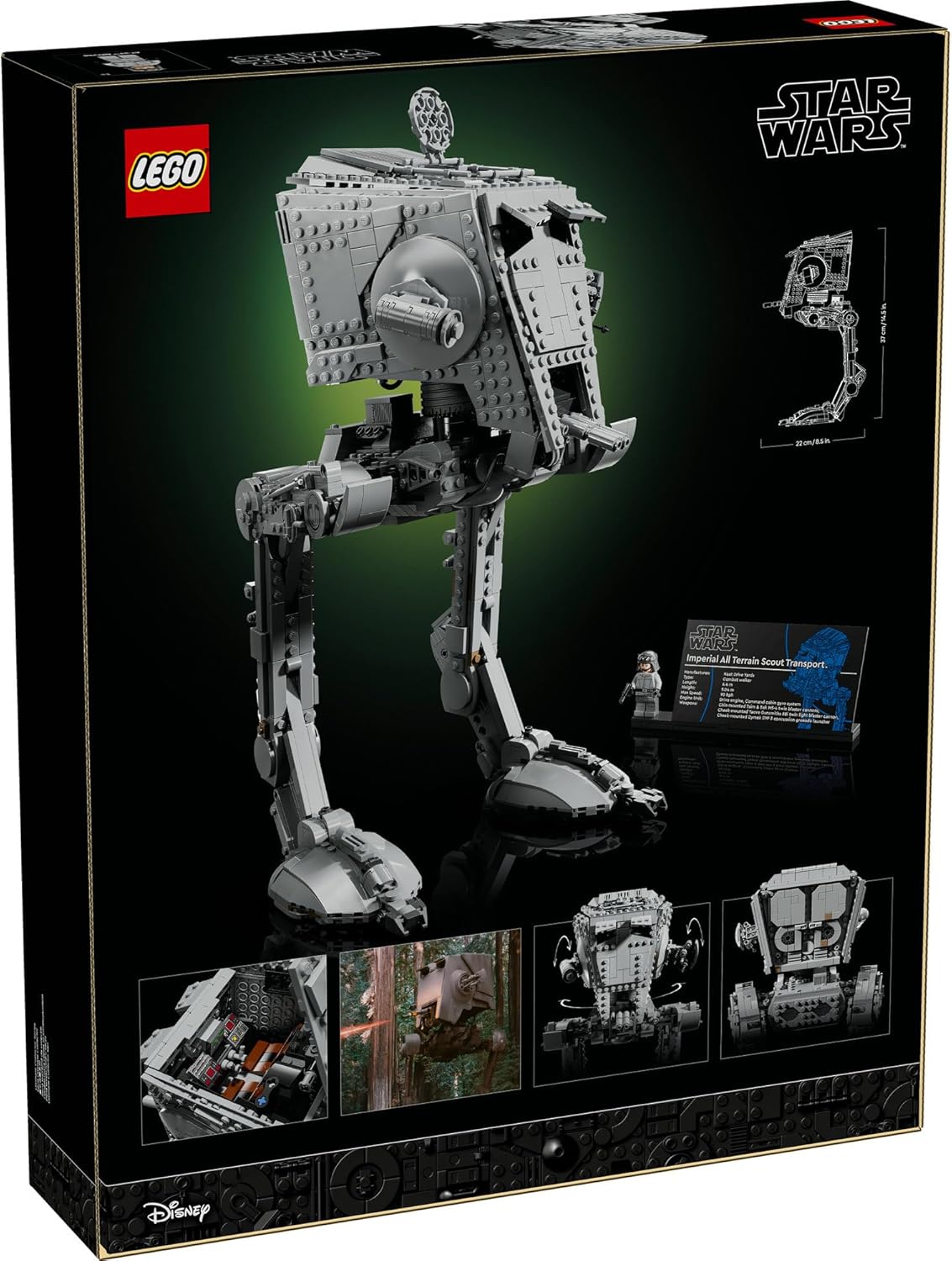 LEGO® Star Wars™ AT-ST™ Walker 75417 Building Set for Adults, Ultimate Collector Series Buildable Model Kit, Collectible Vehicle for Display, Toy for Boyfriends, Girlfriends and Any Fans