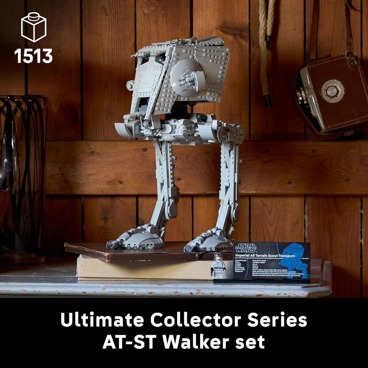 LEGO® Star Wars™ AT-ST™ Walker 75417 Building Set for Adults, Ultimate Collector Series Buildable Model Kit, Collectible Vehicle for Display, Toy for Boyfriends, Girlfriends and Any Fans