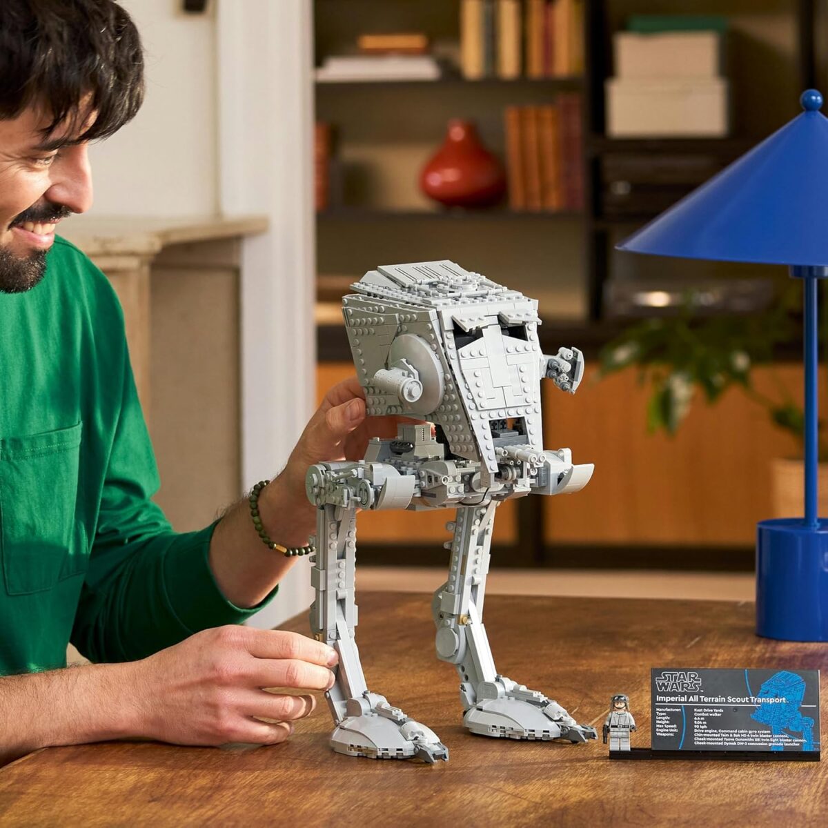 LEGO® Star Wars™ AT-ST™ Walker 75417 Building Set for Adults, Ultimate Collector Series Buildable Model Kit, Collectible Vehicle for Display, Toy for Boyfriends, Girlfriends and Any Fans
