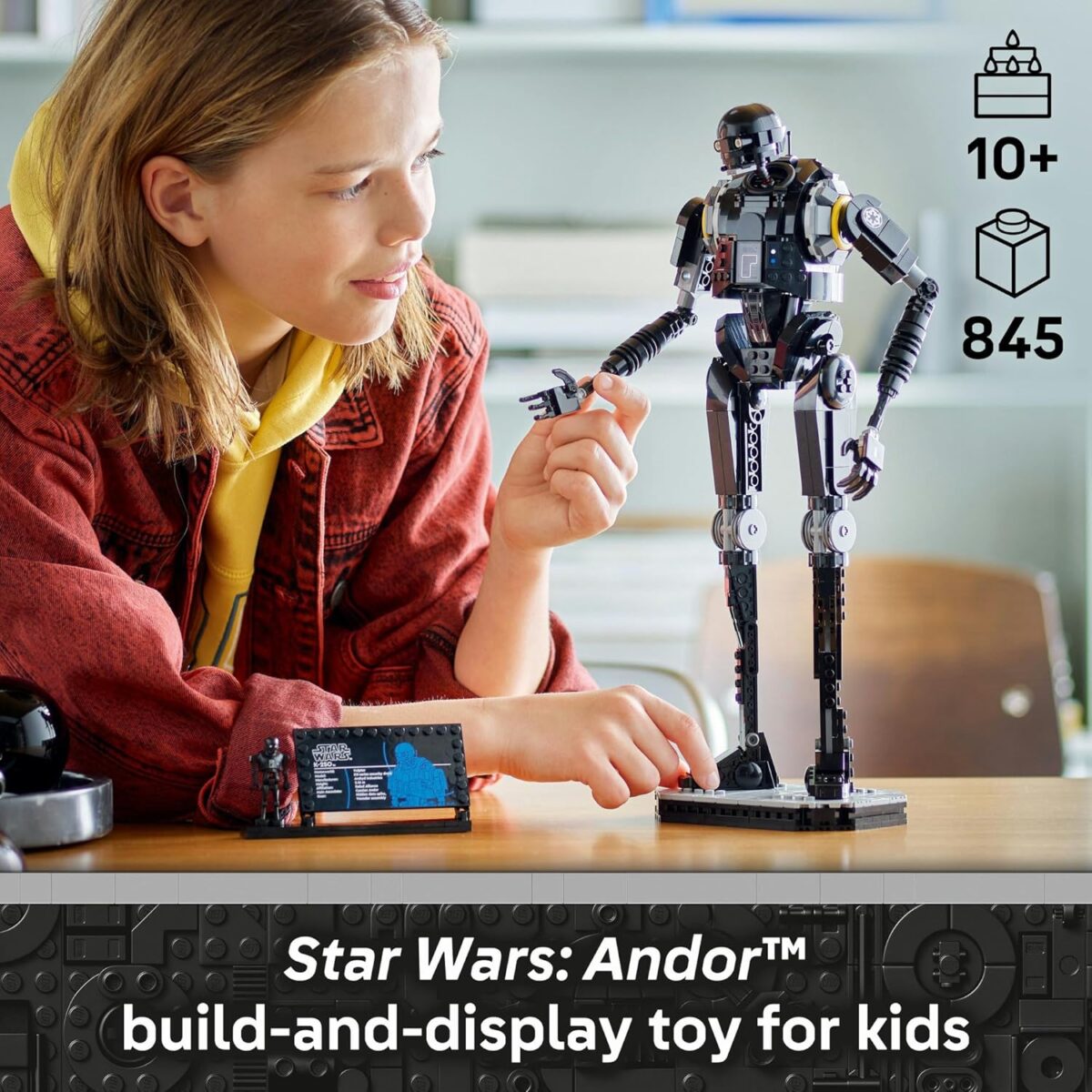 LEGO® Star Wars: Andor™ K-2SO™ Security Droid 75434 Unique Building Toy for Boys, Girls and Any Fans, Toy for Kids, Build-and-Display Set, Buildable Figure LEGO® Star Wars: Andor™ K-2SO™ Security Droid 75434 Unique Building Toy for Boys, Girls and Any Fans, Toy for Kids, Build-and-Display Set, Buildable Figure