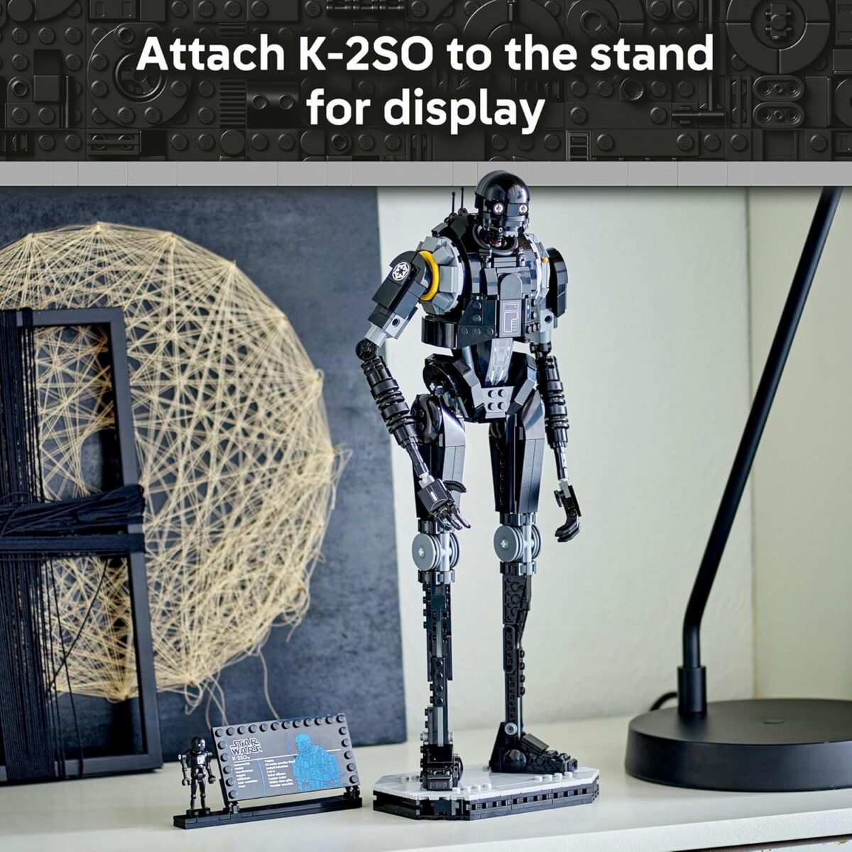 LEGO® Star Wars: Andor™ K-2SO™ Security Droid 75434 Unique Building Toy for Boys, Girls and Any Fans, Toy for Kids, Build-and-Display Set, Buildable Figure LEGO® Star Wars: Andor™ K-2SO™ Security Droid 75434 Unique Building Toy for Boys, Girls and Any Fans, Toy for Kids, Build-and-Display Set, Buildable Figure