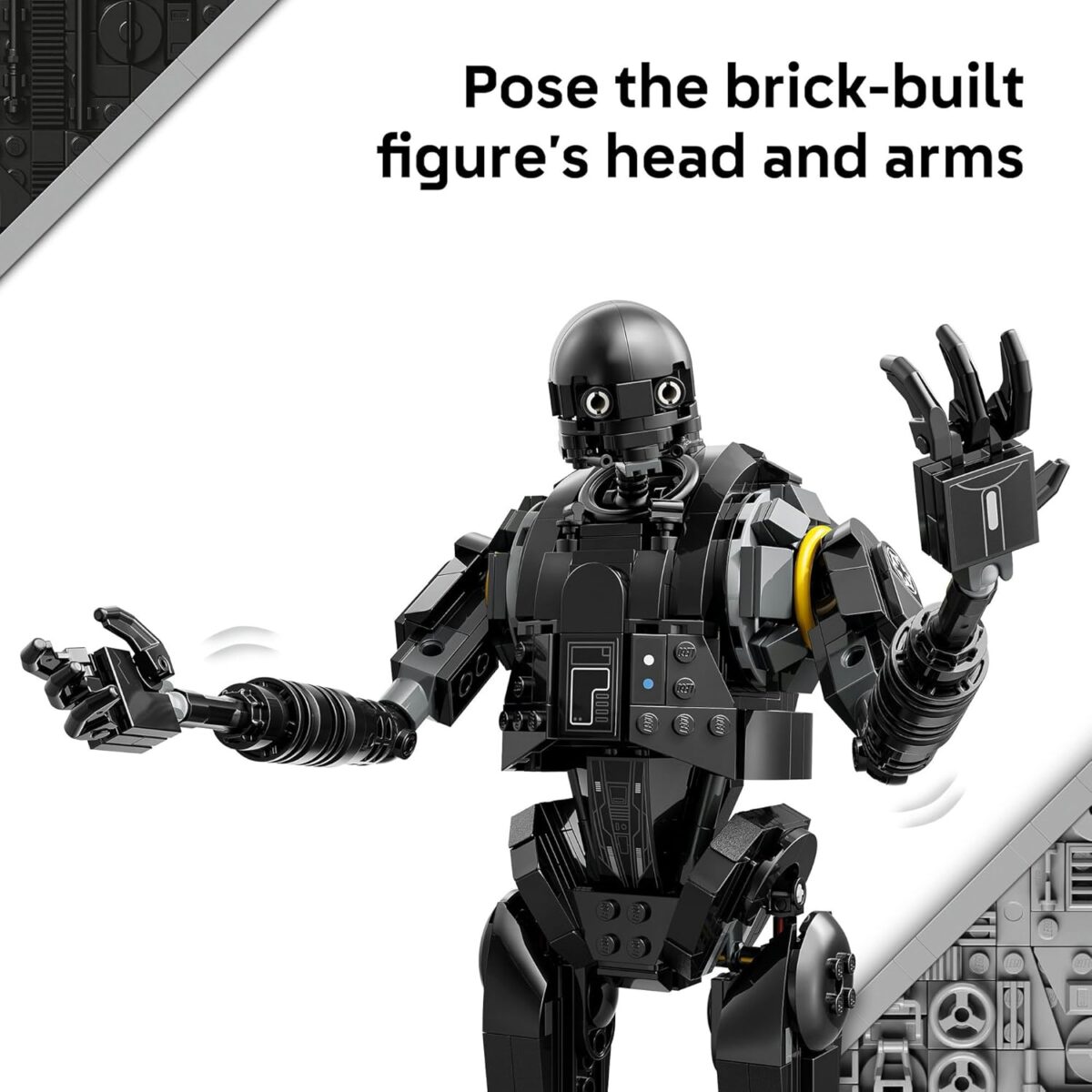 LEGO® Star Wars: Andor™ K-2SO™ Security Droid 75434 Unique Building Toy for Boys, Girls and Any Fans, Toy for Kids, Build-and-Display Set, Buildable Figure LEGO® Star Wars: Andor™ K-2SO™ Security Droid 75434 Unique Building Toy for Boys, Girls and Any Fans, Toy for Kids, Build-and-Display Set, Buildable Figure