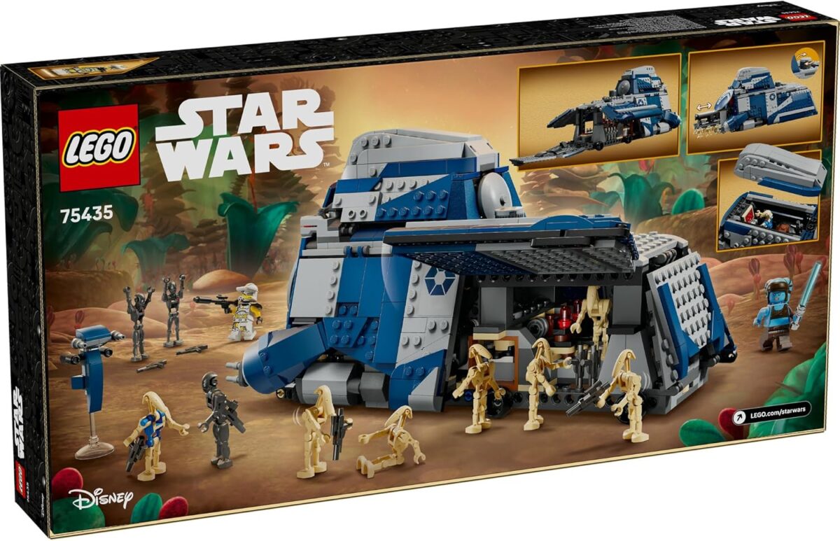 LEGO® Star Wars: The Clone Wars™ Battle of Felucia Separatist MTT™ 75435 Building Toy for Boys, Girls and Fans, Fun Toy, Play-and-Display Set for Kids, Buildable Vehicle Playset, Fantasy Decor LEGO® Star Wars: The Clone Wars™ Battle of Felucia Separatist MTT™ 75435 Building Toy for Boys, Girls and Fans, Fun Toy, Play-and-Display Set for Kids, Buildable Vehicle Playset, Fantasy Decor