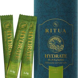 Sugar Free Hydrate Electrolyte Powder Lemon Lime 30 Sachets [x2]