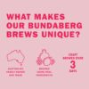 Bundaberg Refreshingly Light Raspberry & Pomegranate 24 x 250ml [x3]