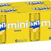 Fanta Lemon Soft Drink Multipack Mini Cans 24 x 250mL [x3]