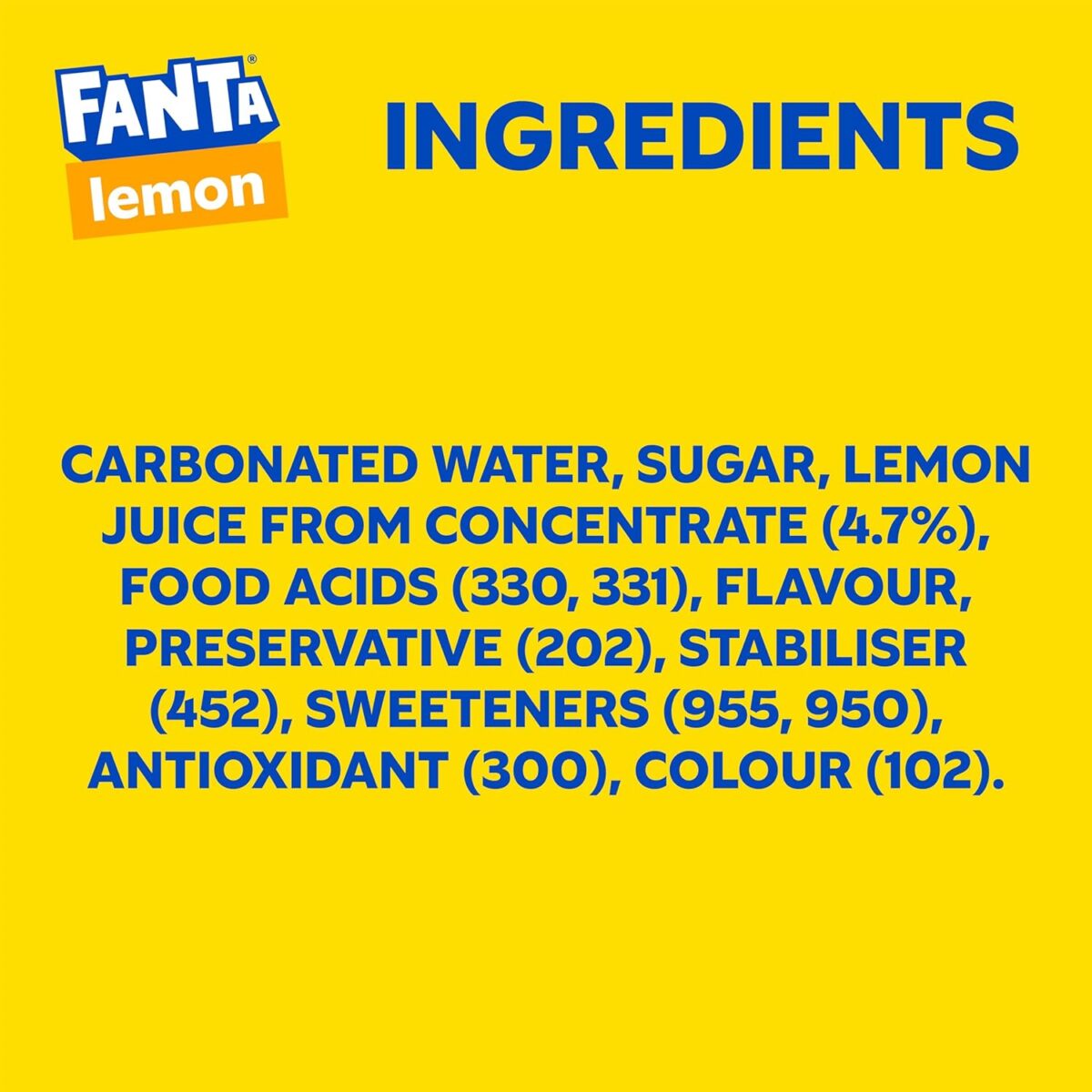 Fanta Lemon Soft Drink Multipack Mini Cans 24 x 250mL [x3]