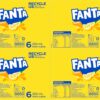 Fanta Lemon Soft Drink Multipack Mini Cans 24 x 250mL [x3]