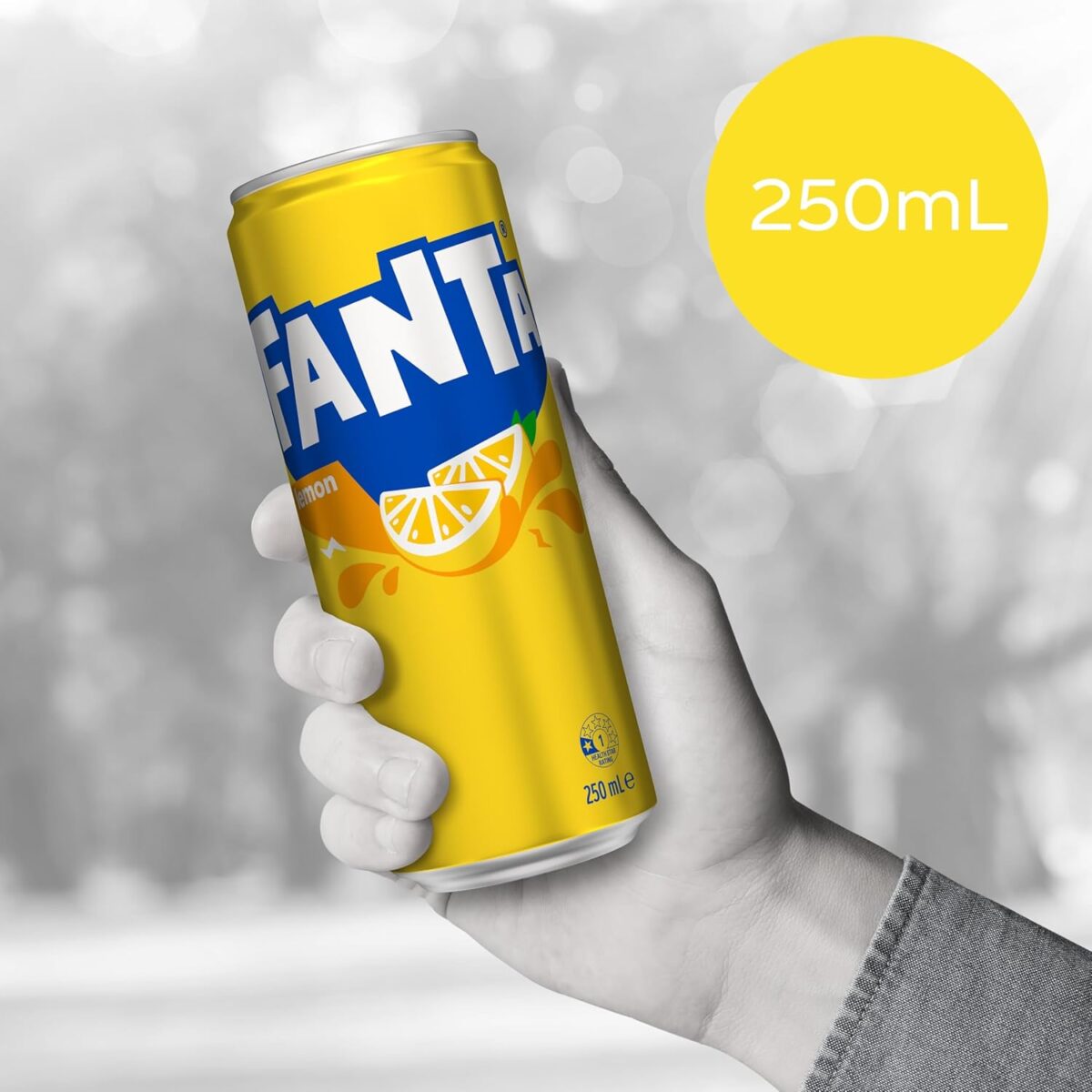 Fanta Lemon Soft Drink Multipack Mini Cans 24 x 250mL [x3]