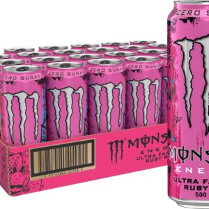 Monster Energy Drink Ultra Fantasy Ruby Red 24 x 500ml [x2]