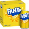 Fanta Lemon Soft Drink Multipack Can 24x 375mL [x2]