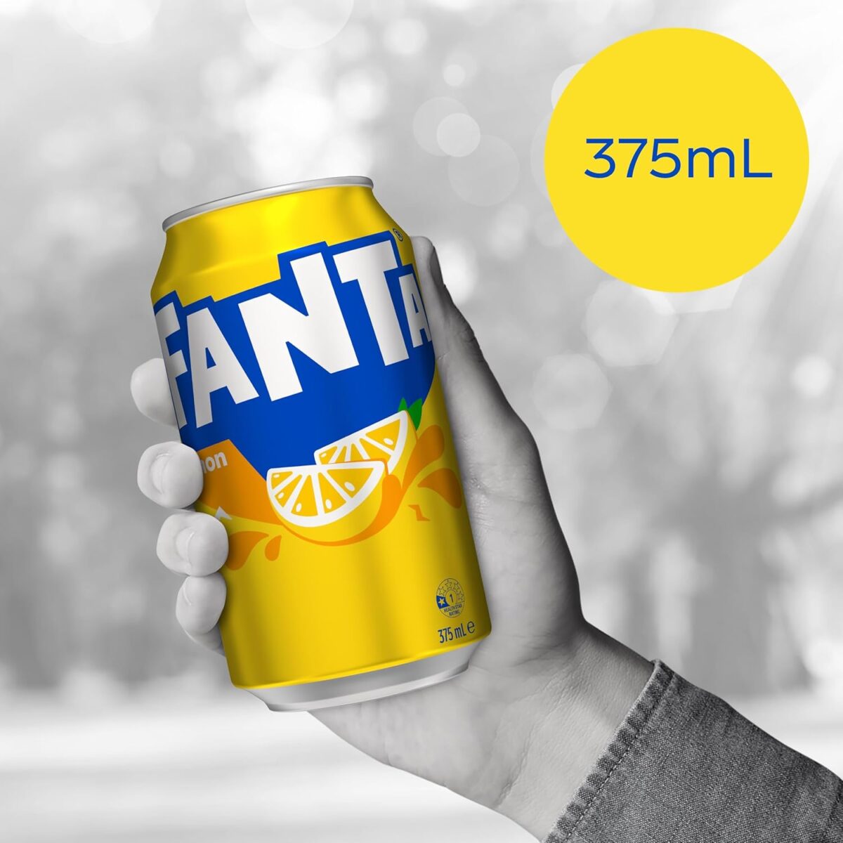 Fanta Lemon Soft Drink Multipack Can 24x 375mL [x2]
