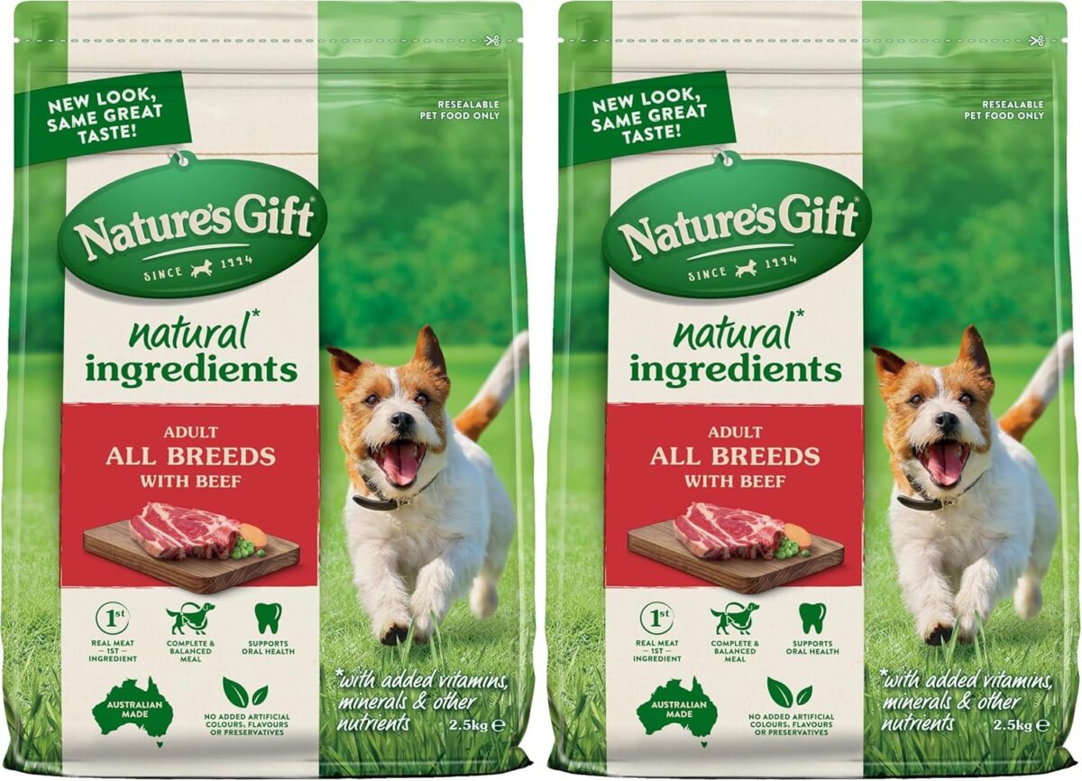 Nature's Gift Adult Dry Dog Food, Chicken & Fish 6kg [x4]