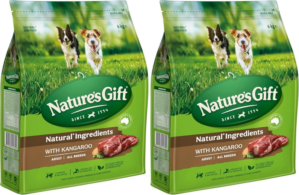 Nature's Gift Adult Dry Dog Food, Chicken & Fish 6kg [x4]