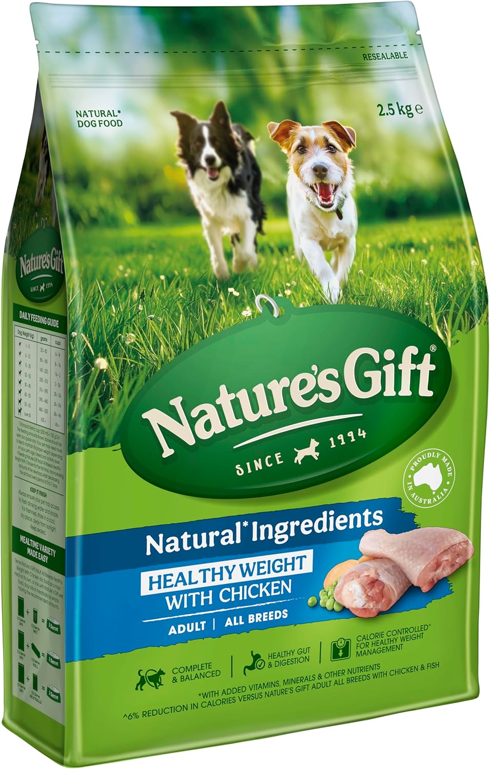Nature's Gift Adult Dry Dog Food, Chicken & Fish 6kg [x4]