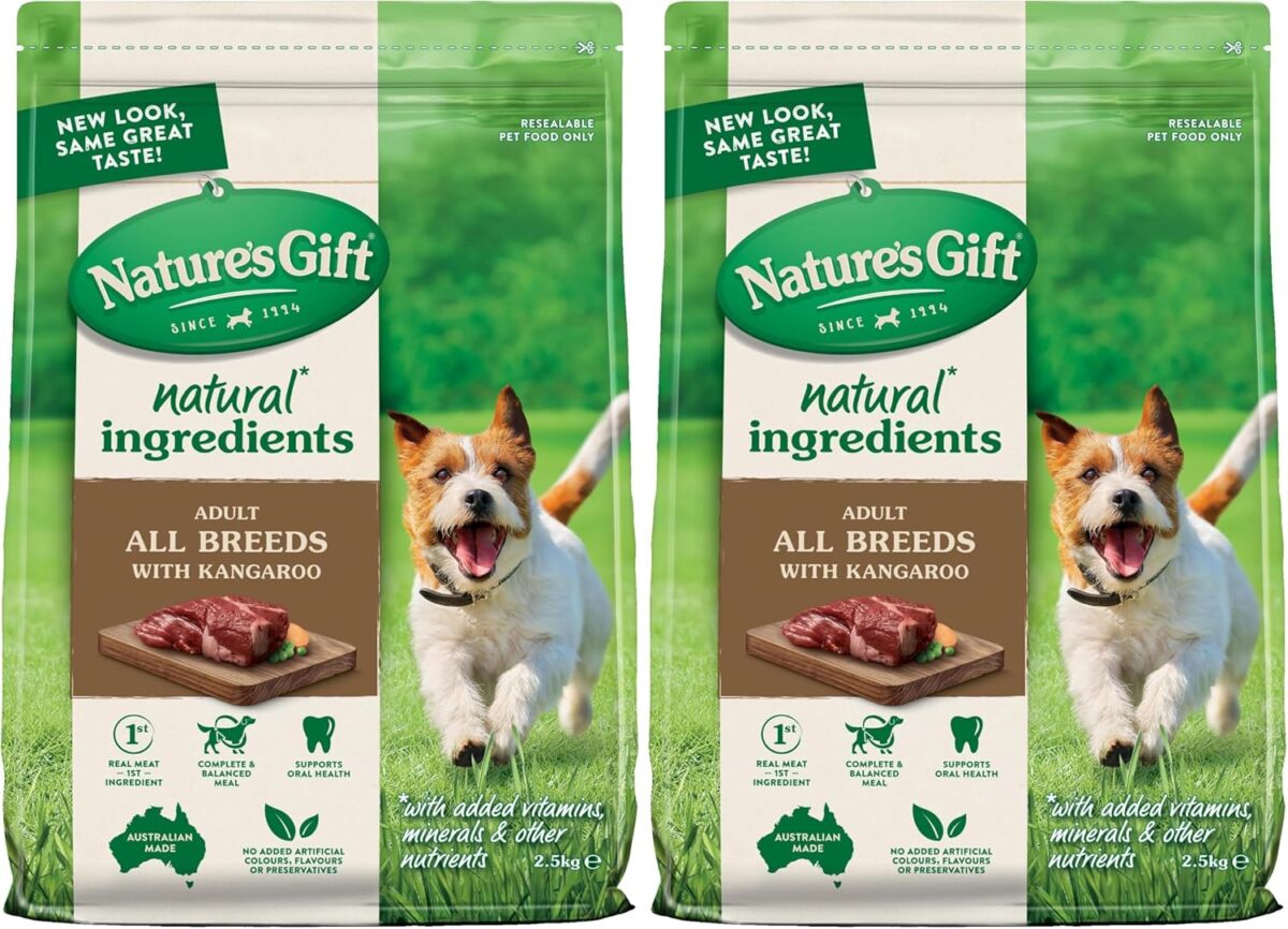 Nature's Gift Adult Dry Dog Food, Chicken & Fish 6kg [x4]