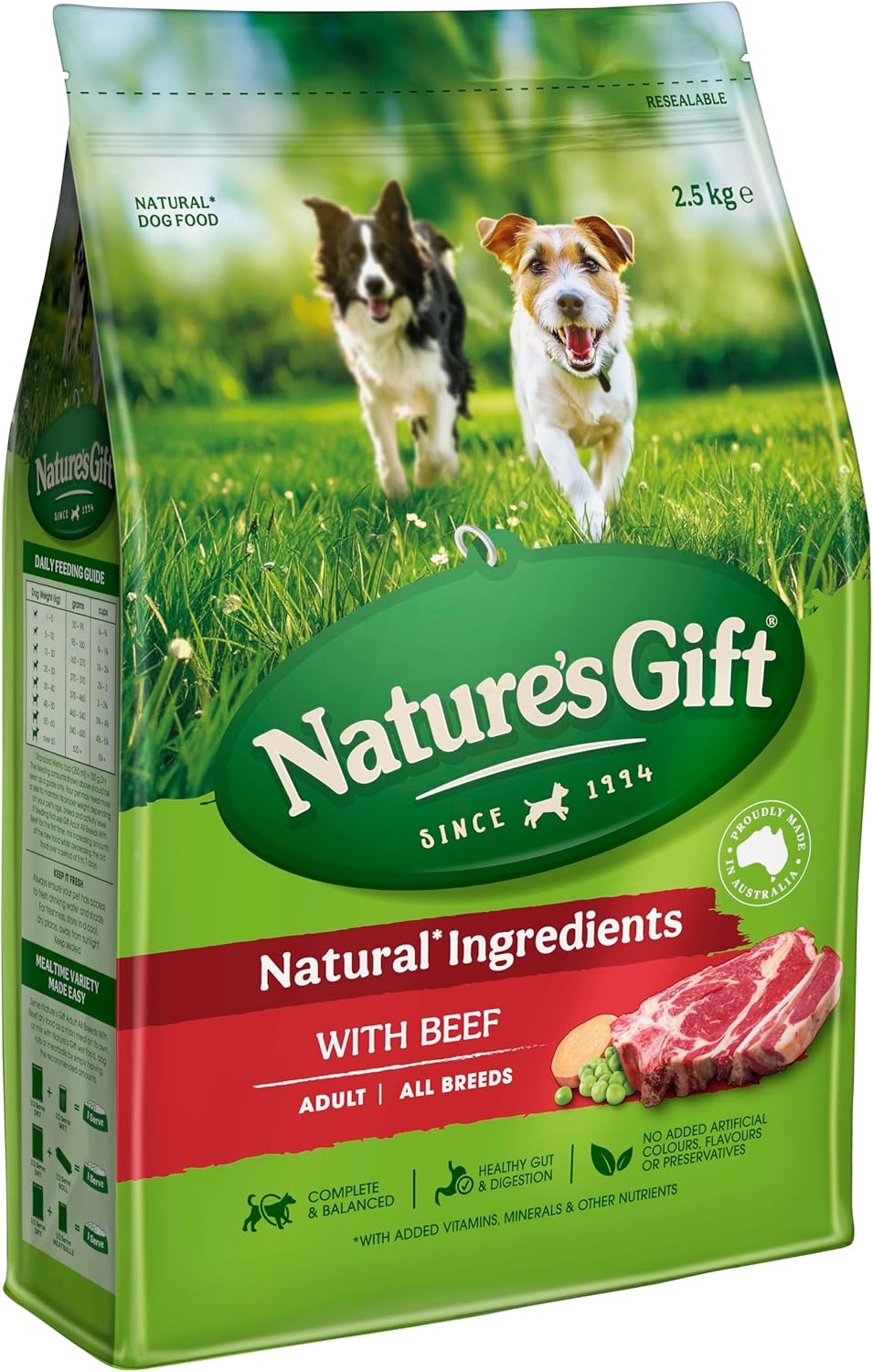 Nature's Gift Adult Dry Dog Food, Chicken & Fish 6kg [x4]