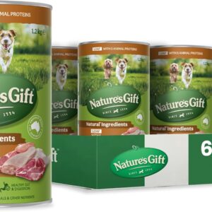 Nature's Gift Adult Wet Dog Food Loaf with 5 Meats 6x1.2Kg [x3]