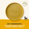 Applaws Taste Toppers Chicken Bone Broth with Turmeric & Parsley 200g Pack of 6 [x3]