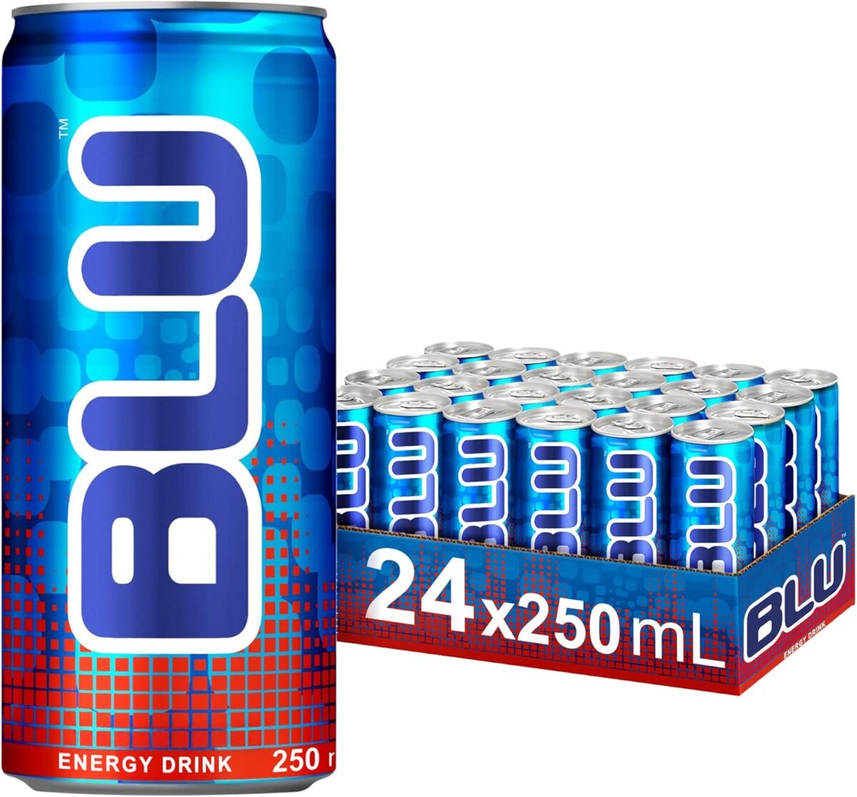 BLU Energy Drink Classic 250ml (24 pack) [x2]