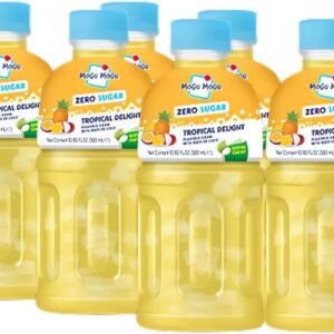 Mogu Mogu Tropical Delight Zero Sugar Drink 320ml 6 Pack [x6]