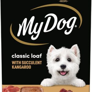 My Dog Adult Wet Dog Food Kangaroo Loaf 100g Tray, 36 Pack ( 6 X 6 Pack) [x2]