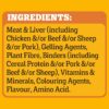 Pedigree Adult Wet Dog Food Loaf with Five Kinds of Meat 1.2kg Can, 12 Pack [x2]