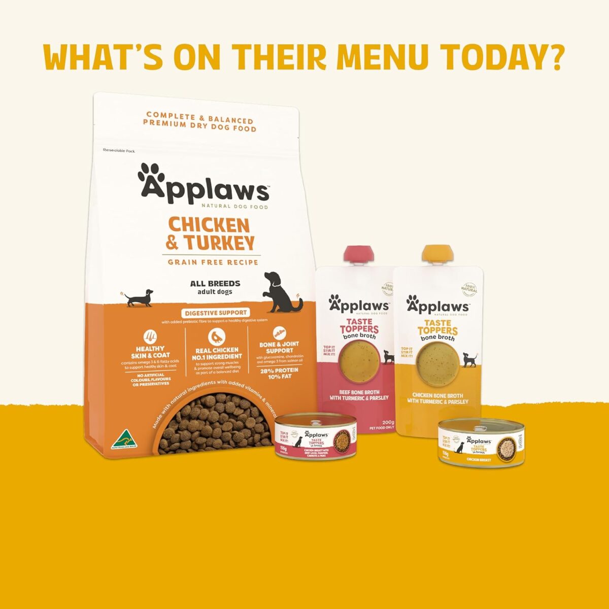 Applaws Taste Toppers Chicken Breast Stew Wet Dog Food 5x156g [x6]