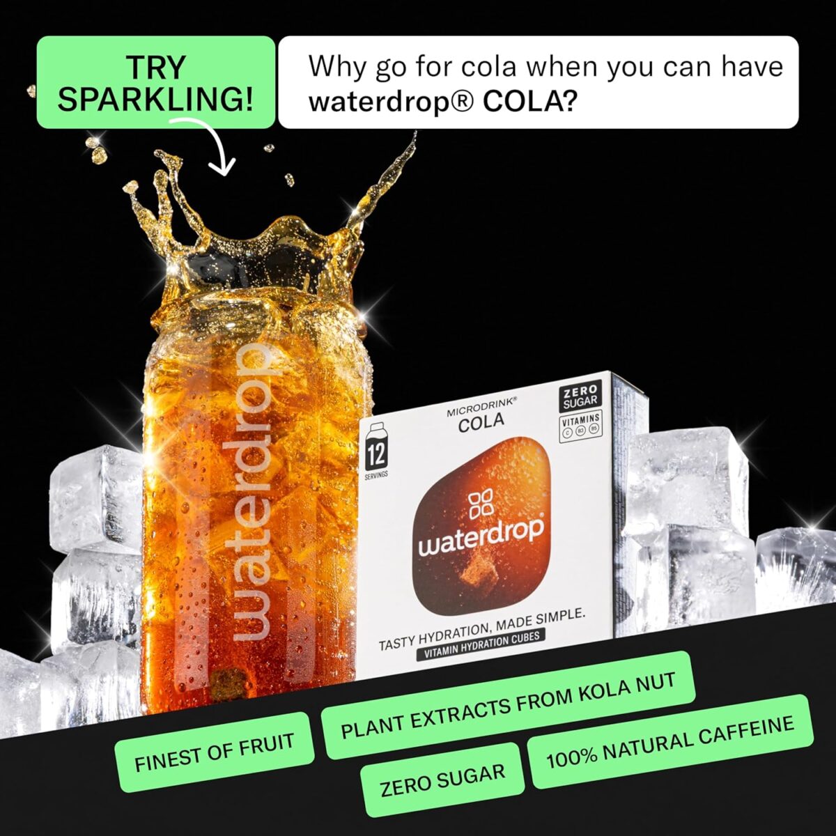 waterdrop Microdrink COLA Special Edition Hydration Tablets [x2]