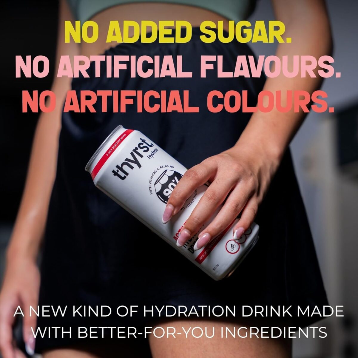 Thyrst Active Hydration Drink Assorted 500mL x 8 | 90% Coconut Water + 9.7% Real Fruit Juice | 5 Key Electrolytes + Sea Salt | Vitamins C, B3, B5, B6 | Sports Drink No Added Sugar Electrolyte Drinks [x3]