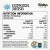 Saxby's Diet Ginger Beer 24 Pack 375mL [x2]