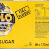 Solo Zero Sugar Soft Drink Can, 10 x 375ml (Pack of 2) [x3]
