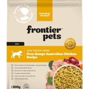 Freeze-Dried Raw Dog Food – Chicken – 300g – All Natural, Gluten Free [x2]