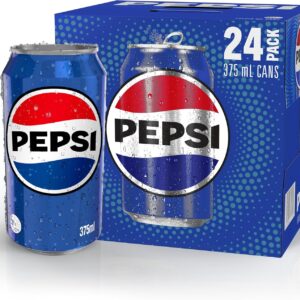 Pepsi Cola Soft Drink Can 375 ml (Pack of 24) [x3]