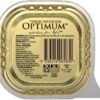 OPTIMUM Adult Beef & Rice Wet Dog Food Tray 100g, 12 Pack [x4]