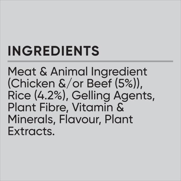 OPTIMUM Adult Beef & Rice Wet Dog Food Tray 100g, 12 Pack [x4]
