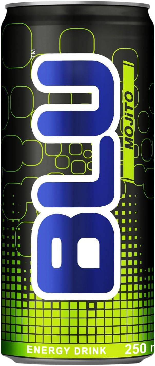 BLU Energy Drink Mojito 250ml (24 pack) [x2]