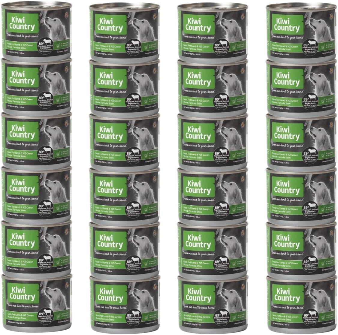 Wet Dog Grass-Fed Venison & NZ Green Mussel Grain-Free Dog Food 170g Pack of 24