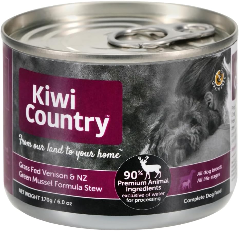 Wet Dog Grass-Fed Venison & NZ Green Mussel Grain-Free Dog Food 170g Pack of 24