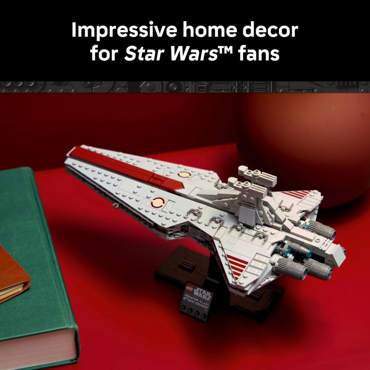 LEGO® Star Wars: Revenge of the Sith™ Venator-Class Attack Cruiser™ 75441 Starship Model Building Set for Adults - Mid-Scale Build-and-Display Set - Star Wars™ Toy for Men, Women and Any Fans LEGO® Star Wars: Revenge of the Sith™ Venator-Class Attack Cruiser™ 75441 Starship Model Building Set for Adults - Mid-Scale Build-and-Display Set - Star Wars™ Toy for Men, Women and Any Fans