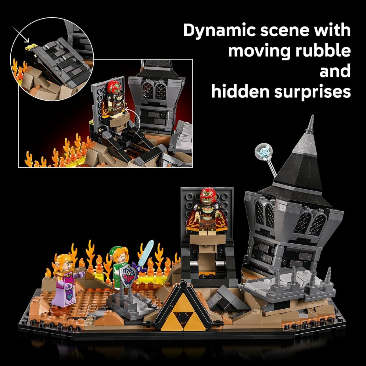 LEGO® The Legend of Zelda™: Ocarina of Time™ – The Final Battle 77093 Nintendo® Building Set with Link and Zelda Figures - Model Kit - Gamer Toys for Adult Collectors and Fans Aged 18+ LEGO® The Legend of Zelda™: Ocarina of Time™ – The Final Battle 77093 Nintendo® Building Set with Link and Zelda Figures - Model Kit - Gamer Toys for Adult Collectors and Fans Aged 18+