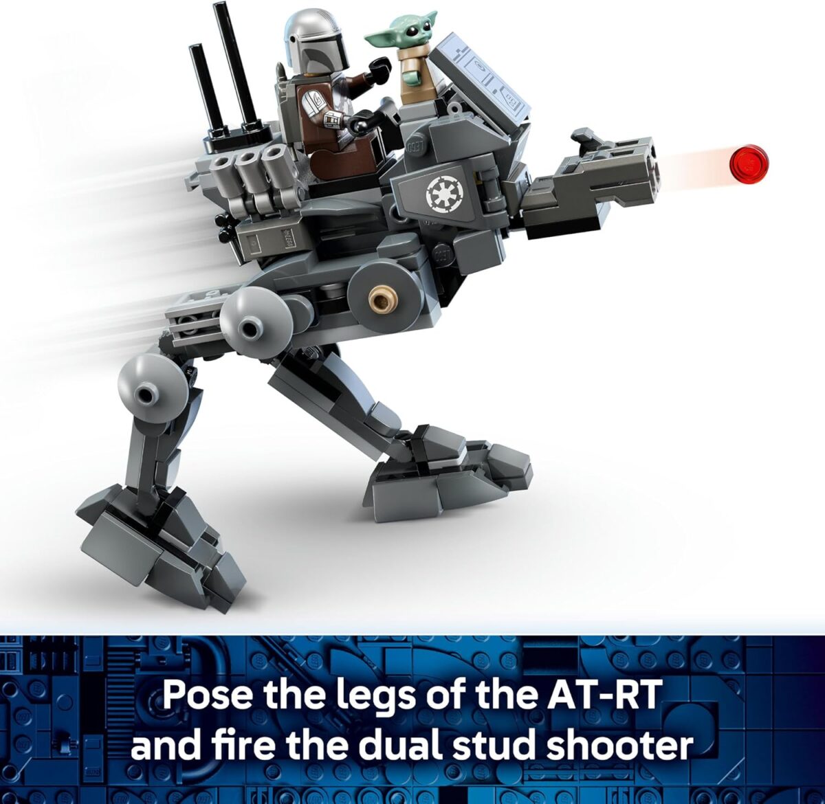 LEGO® Star Wars™ AT-RT™ Attack 75444 Toy Building Set Including The Mandalorian™ LEGO Minifigure and Grogu™ - Brick-Built Playset for Fantasy Battles - Treat for Kids, Boys, Girls and Fans Aged 7+ LEGO® Star Wars™ AT-RT™ Attack 75444 Toy Building Set Including The Mandalorian™ LEGO Minifigure and Grogu™ - Brick-Built Playset for Fantasy Battles - Treat for Kids, Boys, Girls and Fans Aged 7+