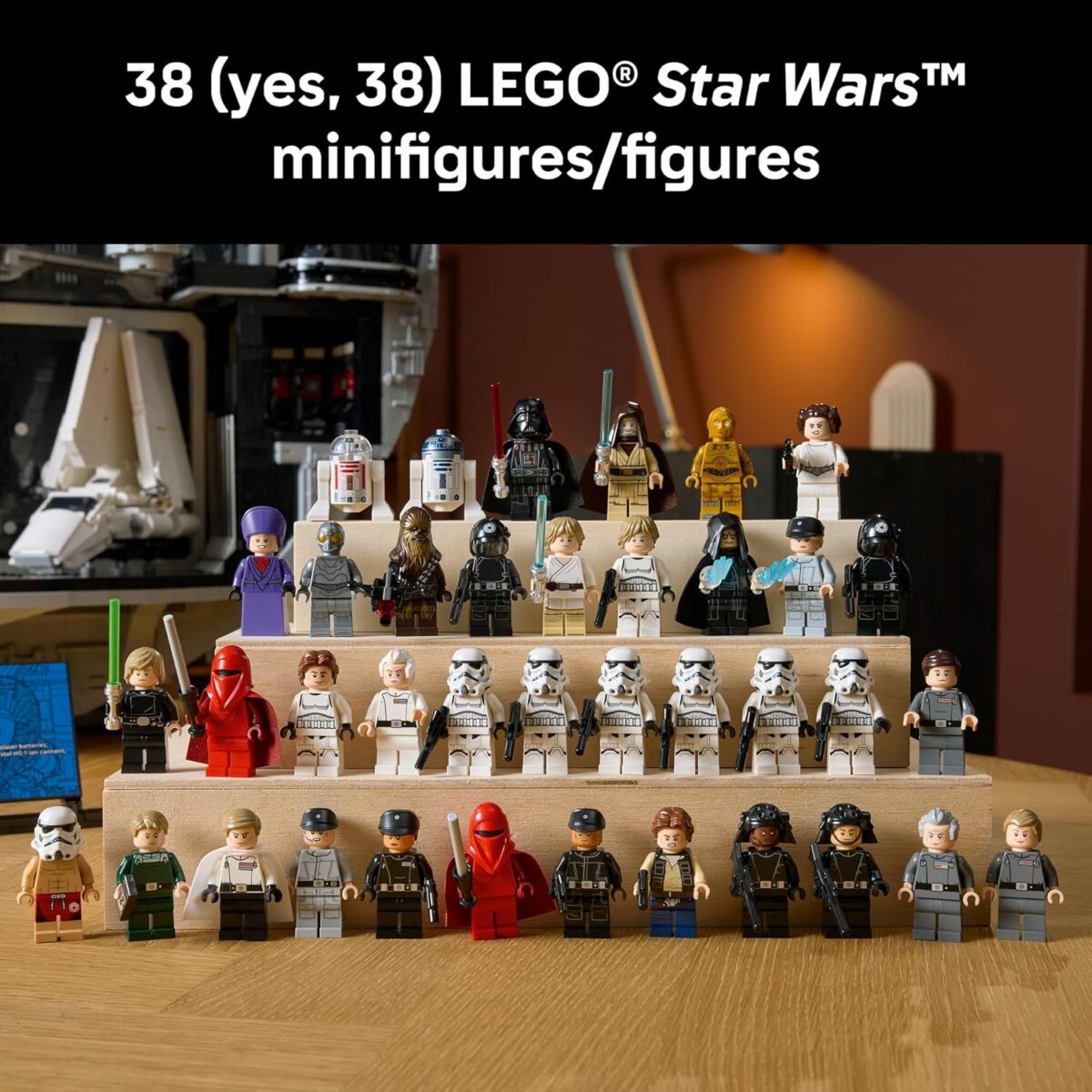 LEGO® Star Wars™ Death Star™ 75419 Building Kit, Collectible Set, Creative Toy for Adults, Ultimate Collector Series Build-and-Display Model, 38 LEGO Minifigures/Figures and a Starshi LEGO® Star Wars™ Death Star™ 75419 Building Kit, Collectible Set, Creative Toy for Adults, Ultimate Collector Series Build-and-Display Model, 38 LEGO Minifigures/Figures and a Starshi