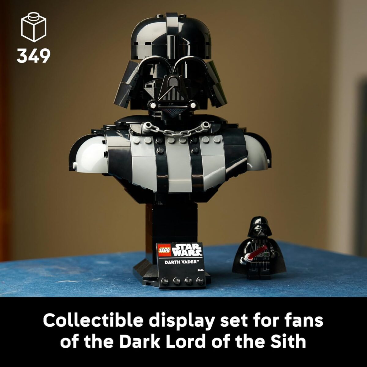 LEGO® Star Wars™ Darth Vader™ Bust 75439 Collectable Sci-Fi Building Set for Adults - Includes a Darth Vader LEGO Minifigure - Fun Home Decor - Star Wars™ Treat for Men, Women and Fans LEGO® Star Wars™ Darth Vader™ Bust 75439 Collectable Sci-Fi Building Set for Adults - Includes a Darth Vader LEGO Minifigure - Fun Home Decor - Star Wars™ Treat for Men, Women and Fans