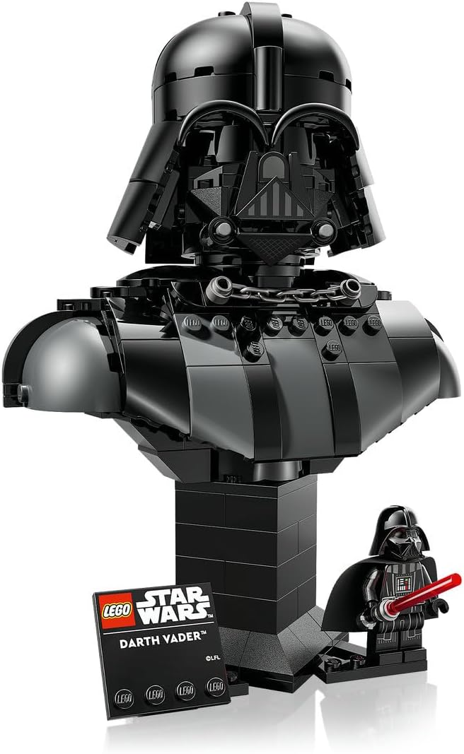 LEGO® Star Wars™ Darth Vader™ Bust 75439 Collectable Sci-Fi Building Set for Adults - Includes a Darth Vader LEGO Minifigure - Fun Home Decor - Star Wars™ Treat for Men, Women and Fans LEGO® Star Wars™ Darth Vader™ Bust 75439 Collectable Sci-Fi Building Set for Adults - Includes a Darth Vader LEGO Minifigure - Fun Home Decor - Star Wars™ Treat for Men, Women and Fans