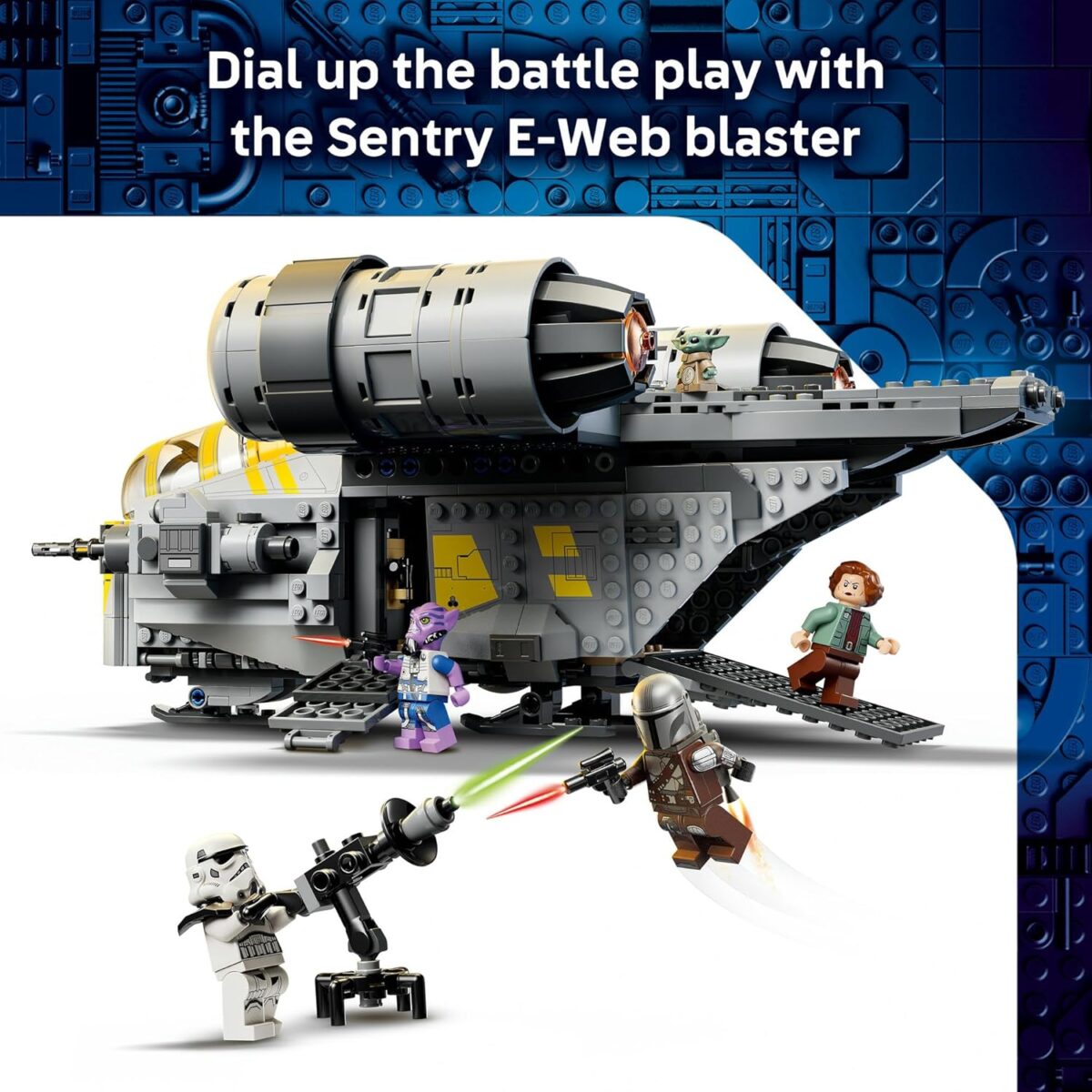 LEGO® Star Wars: The Mandalorian and Grogu™ The Razor Crest™ 75447 Vehicle Toy Building Set with 5 Characters for Battle Play - Treat for Kids, Boys, Girls and Any Star Wars™ Fans Aged 10+ LEGO® Star Wars: The Mandalorian and Grogu™ The Razor Crest™ 75447 Vehicle Toy Building Set with 5 Characters for Battle Play - Treat for Kids, Boys, Girls and Any Star Wars™ Fans Aged 10+