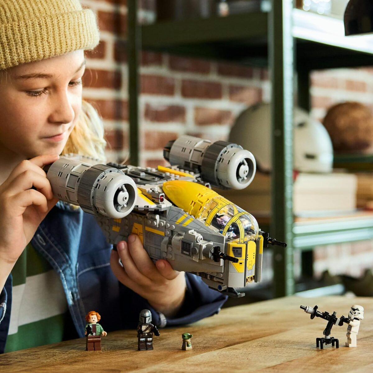 LEGO® Star Wars: The Mandalorian and Grogu™ The Razor Crest™ 75447 Vehicle Toy Building Set with 5 Characters for Battle Play - Treat for Kids, Boys, Girls and Any Star Wars™ Fans Aged 10+ LEGO® Star Wars: The Mandalorian and Grogu™ The Razor Crest™ 75447 Vehicle Toy Building Set with 5 Characters for Battle Play - Treat for Kids, Boys, Girls and Any Star Wars™ Fans Aged 10+