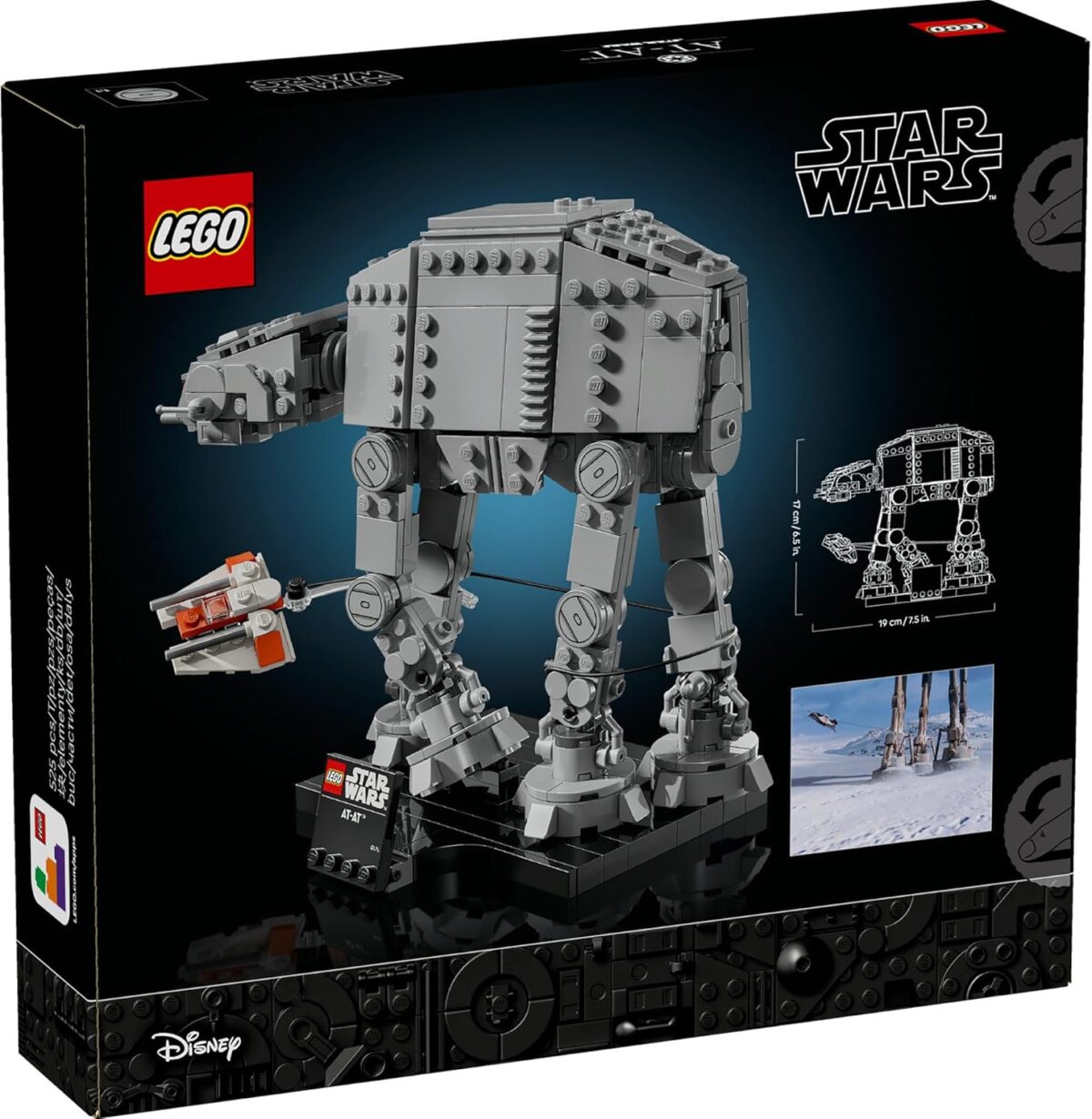 LEGO® Star Wars: The Empire Strikes Back™ AT-AT™ 75440 Building Set for Adults - Mid-Scale Build-and-Display Model of an AT-AT Walker with Snowspeeder™ - Toy for Men, Women and Star Wars™ Lovers