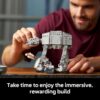 LEGO® Star Wars: The Empire Strikes Back™ AT-AT™ 75440 Building Set for Adults - Mid-Scale Build-and-Display Model of an AT-AT Walker with Snowspeeder™ - Toy for Men, Women and Star Wars™ Lovers